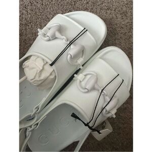 New Gucci White Women's Sandals